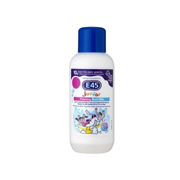 E45 Junior Bath Milk 500ml - O'Sullivans Pharmacy - Skincare - 5000167090062