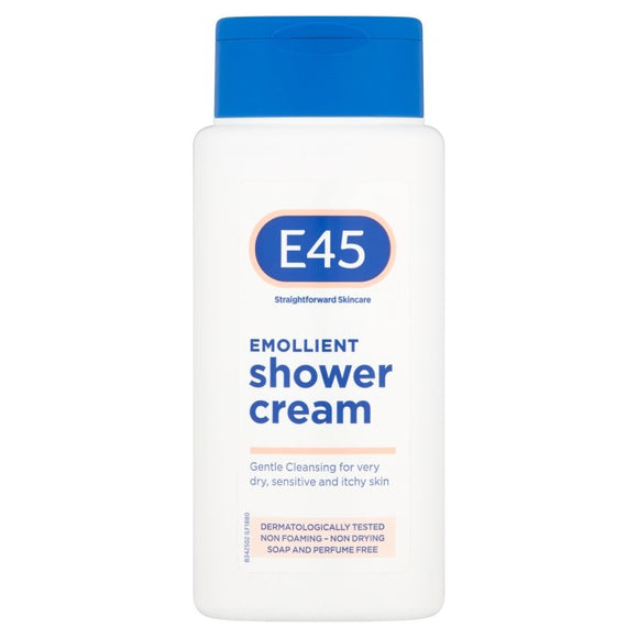 E45 Shower Cream 200ml - O'Sullivans Pharmacy - Skincare -
