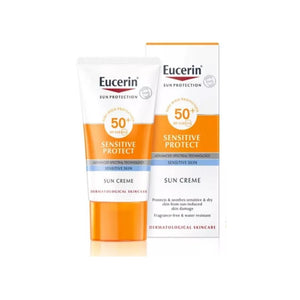 Eucerin Sun Face Creme SPF 50 - Normal to Dry Skin 50ml - O'Sullivans Pharmacy - Suncare & Travel - 4005900485533