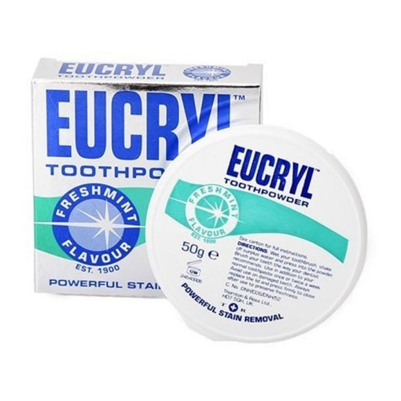 Eucryl Toothpowder Freshmint 50g - O'Sullivans Pharmacy - Toiletries - 5011309895612