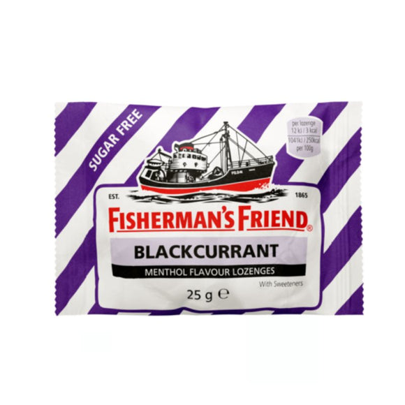 Fishermans Friend Blackcurrant 25g - O'Sullivans Pharmacy - Medicines & Health - 50084470