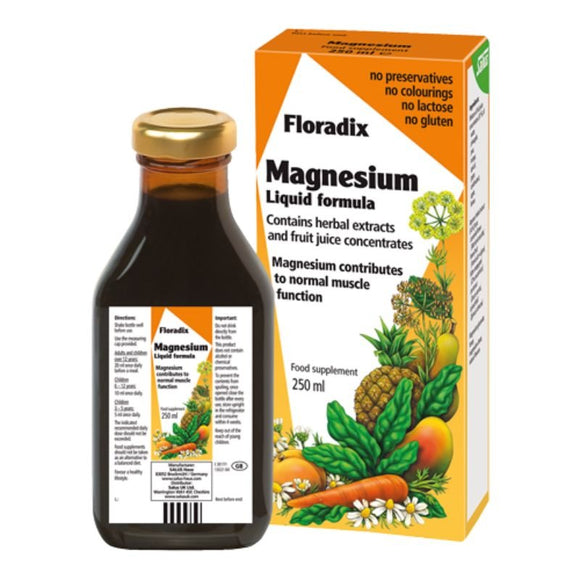 Floradix Magnesium Drink 250ml - O'Sullivans Pharmacy - Vitamins - 4004148017711