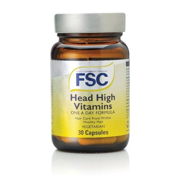 FSC Head High Vitamin Capsules 1 A Day 30 Pack - O'Sullivans Pharmacy - Vitamins - 5010249190146