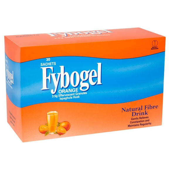 Fybogel Orange 30 Pack - O'Sullivans Pharmacy - Medicines & Health - 5011417557648