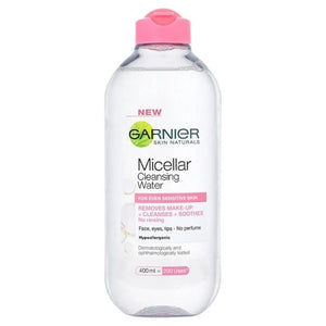 Garnier Micellar Water Sensitive Pink 400ml - O'Sullivans Pharmacy - Skincare -