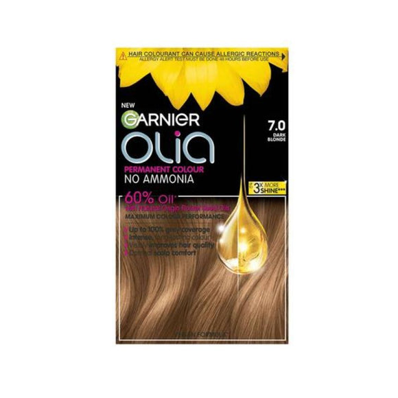 Garnier Olia 7.0 Dark Blonde Permanent Hair Colour - O'Sullivans Pharmacy - Haircare - 3600541233973