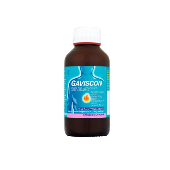 Gaviscon Aniseed Liquid 300ml - O'Sullivans Pharmacy - Medicines & Health - 5000158065925