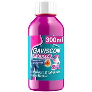 Gaviscon Extra Peppermint Liquid 300ml - O'Sullivans Pharmacy - Medicines & Health -