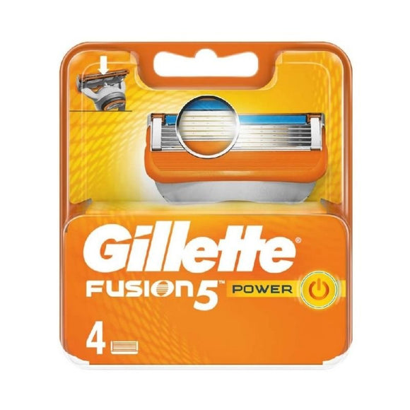 Gillette Fusion Power Blades 4 Pack - O'Sullivans Pharmacy - Toiletries -