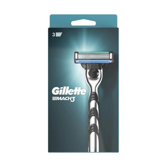 Gillette Mach 3 Razor 1 Pack - O'Sullivans Pharmacy - Toiletries - 3014260251147