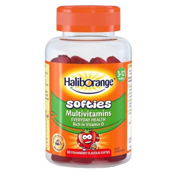 Haliborange Multivitamin Strawberry Softies 60 Pack - O'Sullivans Pharmacy - Vitamins - 5060216564814