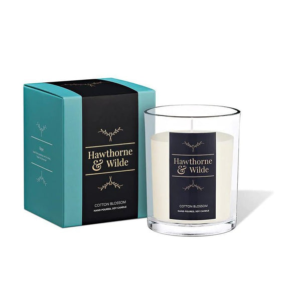 Hawthorne & Wilde Cotton Blossom Candle 200g - O'Sullivans Pharmacy - Fragrance & Gift - 5060298551573