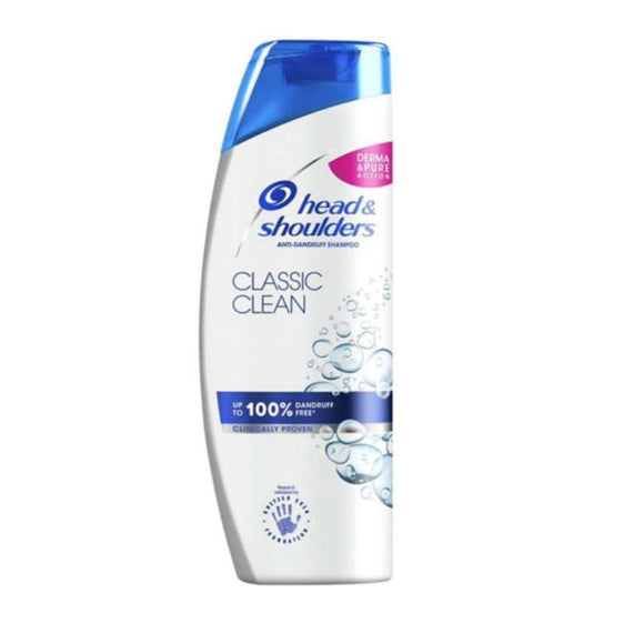 Head & Shoulders Classic Clean Shampoo 400ml - O'Sullivans Pharmacy - Toiletries - 8006540810538