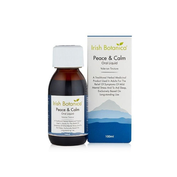 Irish Botanica Peace & Calm Oral Liquid 100ml - O'Sullivans Pharmacy - Complementary Health - 5391500075182