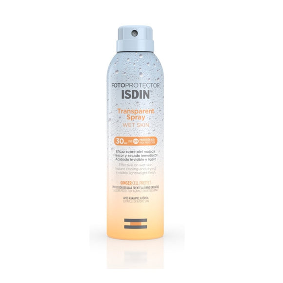 ISDIN Fotoprotector Transparent Spray Wet Skin SPF30 250ml - O'Sullivans Pharmacy - Suncare - 8429420189416