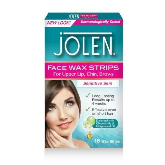Jolen Facial Wax Strips 6 - O'Sullivans Pharmacy - Toiletries -