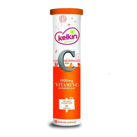 Kelkin Effervescent Vitamin C 1000mg 20 Pack - O'Sullivans Pharmacy - Vitamins -