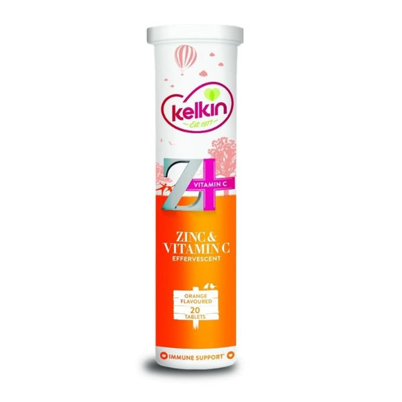 Kelkin Effervescent Zinc & Vitamin C Tablets 20 Pack - O'Sullivans Pharmacy - Vitamins -