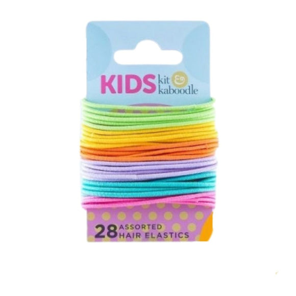 Kit & Kaboodle Assorted Coloured Thin Elastics 28S 764762 - O'Sullivans Pharmacy - Toiletries -