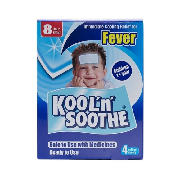Kool n' Soothe Fever Patches 4 Pack - O'Sullivans Pharmacy - Medicines & Health - 4987072011157