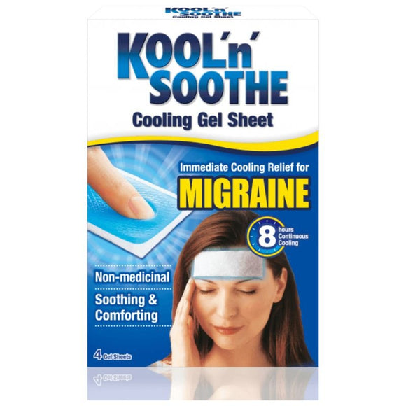 Kool n' Soothe Migraine Patches 4 Pack - O'Sullivans Pharmacy - Medicines & Health - 4987072014103