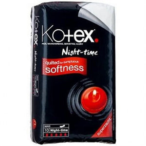 Kotex Maxi Night Time 10 Pack - O'Sullivans Pharmacy - Toiletries - 5029053508863