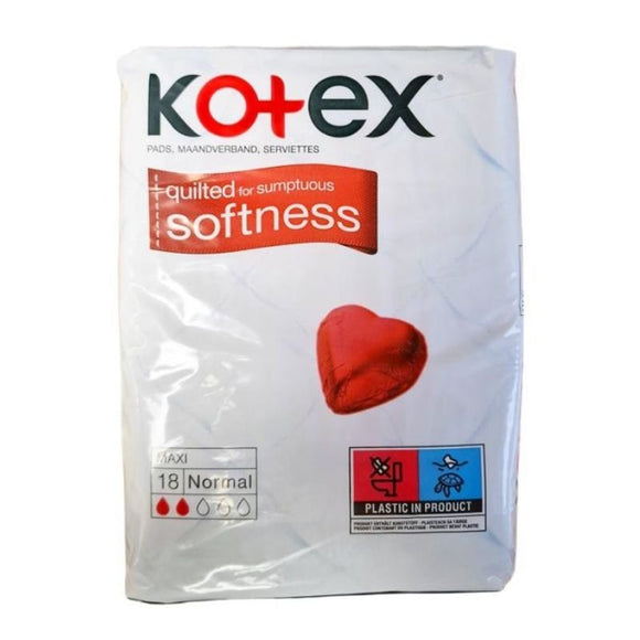 Kotex Maxi Normal 18 Pack - O'Sullivans Pharmacy - Toiletries - 05029053500287