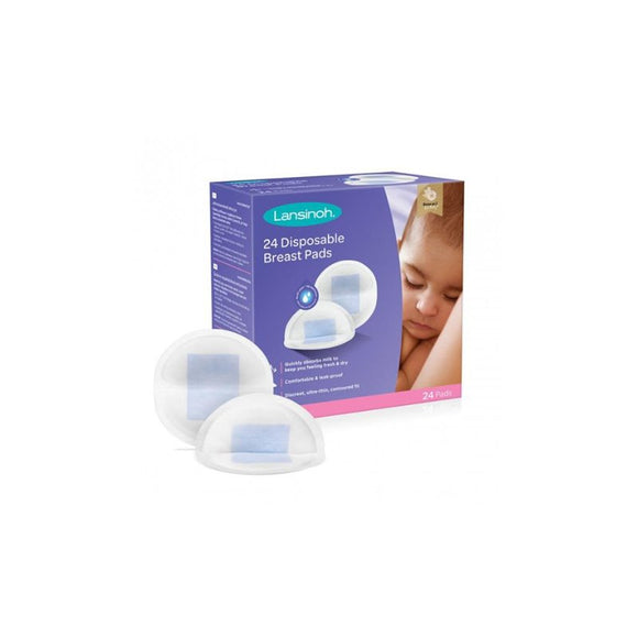 Lansinoh Disposable Breast Pads 24 Pack - O'Sullivans Pharmacy - Mother & Baby - 5060062991420