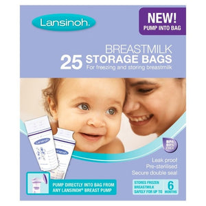 Lansinoh Milk Storage Bags 25 Pack - O'Sullivans Pharmacy - Mother & Baby -