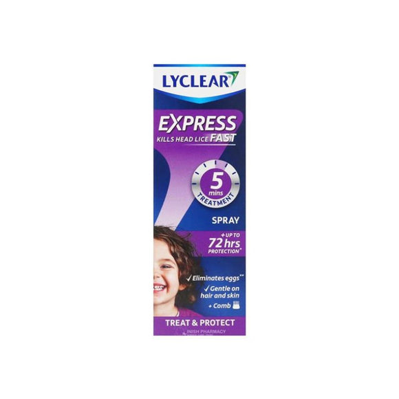 Lyclear Express Spray 100ml - O'Sullivans Pharmacy - Haircare - 5012616266003
