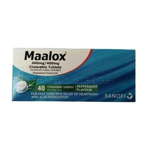 Maalox 400mg Chewable Tablets 40 Pack - O'Sullivans Pharmacy - Medicines & Health -