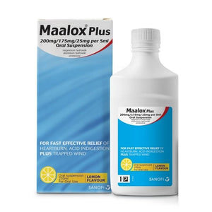 Maalox Plus Suspension Lemon 250ml - O'Sullivans Pharmacy - Medicines & Health -