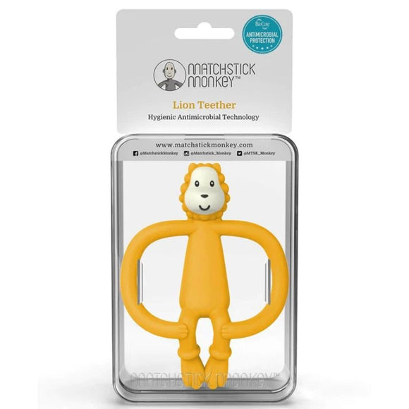 Matchstick Monkey Teether Lion - O'Sullivans Pharmacy - Mother & Baby - 705604684648