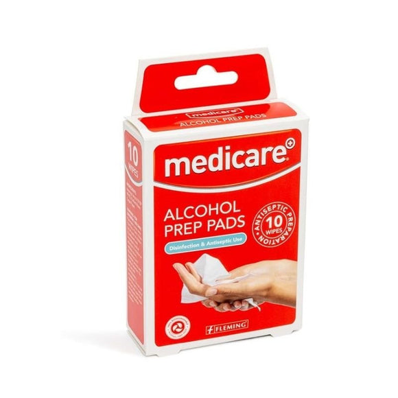 Medicare Alcohol Prep Pads 10 Pack - O'Sullivans Pharmacy - Medicines & Health -