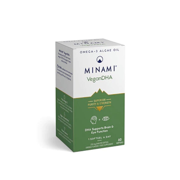 Minami Vegan DHA 60 Capsules - O'Sullivans Pharmacy - Vitamins - 8713975500179