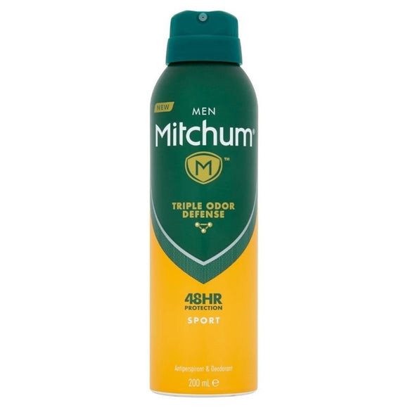 Mitchum for Men Sport Aerosol Deodorant 200ml - O'Sullivans Pharmacy - Toiletries -