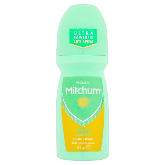 Mitchum for Women Pure Fresh Roll On Deodorant 100ml - O'Sullivans Pharmacy - Toiletries -