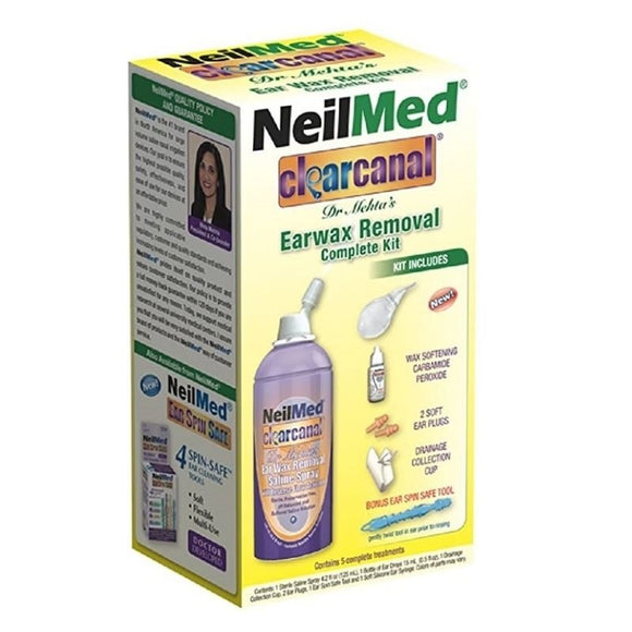Neilmed Clearcanal Earwax Removal Complete Kit 75ml - O'Sullivans Pharmacy - Medicines & Health - 705928602755