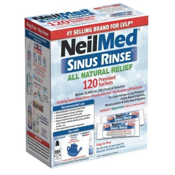 Neilmed Sinus Rinse Refill 120 Pack - O'Sullivans Pharmacy - Medicines & Health -