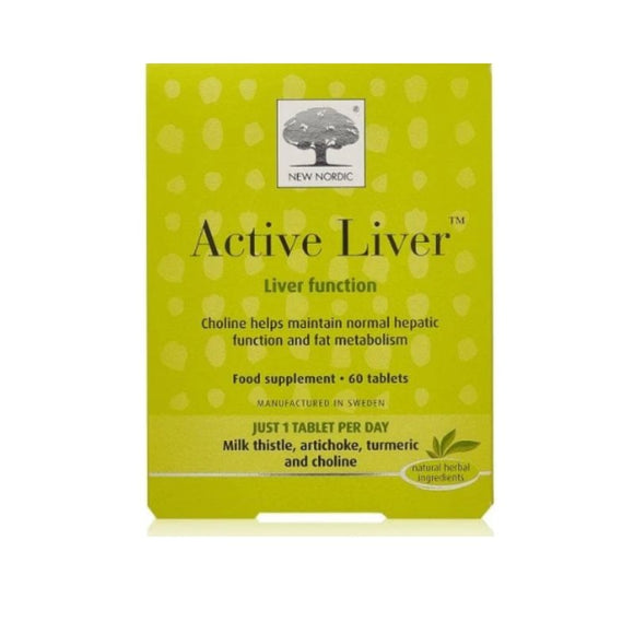 New Nordic Active Liver 60 Tablets - O'Sullivans Pharmacy - Complementary Health - 5021807537150