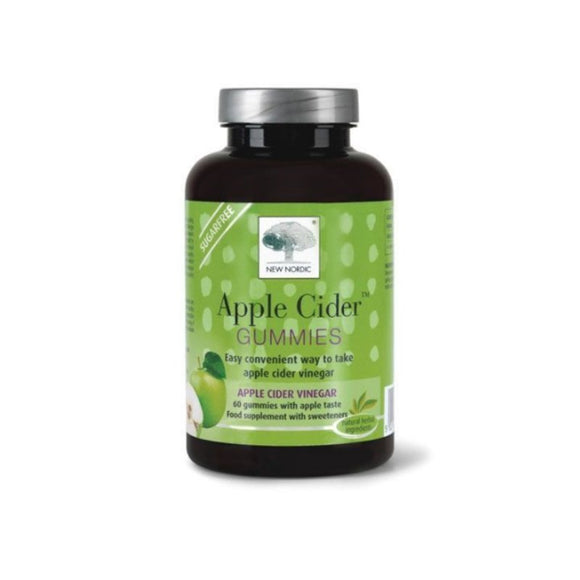 New Nordic Apple Cider 60 Gummies - O'Sullivans Pharmacy - Complementary Health - 5021807442232