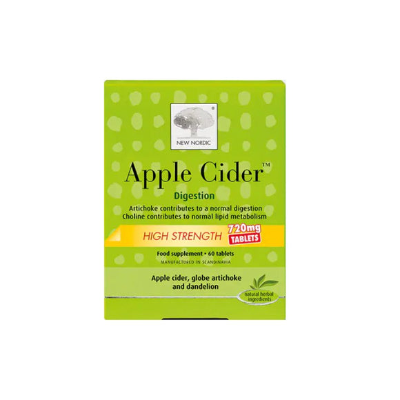 New Nordic Apple Cider High Strength 720mg 120 Tabs Twin Pack - O'Sullivans Pharmacy - Complementary Health - 5391500076592