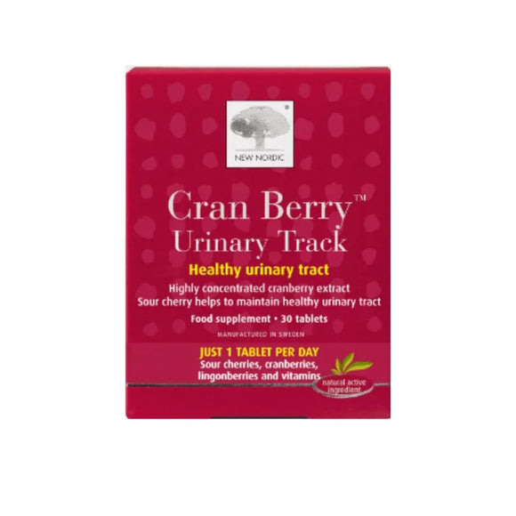 New Nordic Cranberry Urinary Tract 60 Tablets - O'Sullivans Pharmacy - Complementary Health - 5021807444304