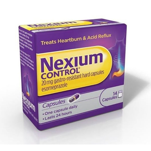 Nexium Control 20mg Capsules 14 Pack - O'Sullivans Pharmacy - Medicines & Health -