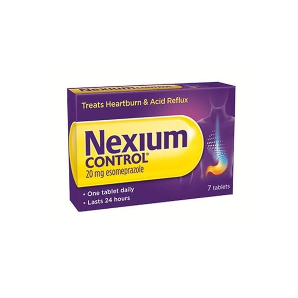 Nexium Control 20mg Capsules 7 Pack - O'Sullivans Pharmacy - Medicines & Health - 5391523250146