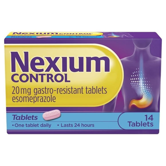 Nexium Control 20mg Tablets 14 Pack - O'Sullivans Pharmacy - Medicines & Health -