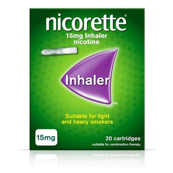 Nicorette 15mg Inhaler 20 Cartridges Pack - O'Sullivans Pharmacy - Medicines & Health -