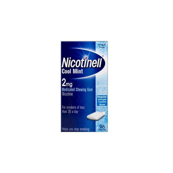 Nicotinell Cool Mint 2mg Gum - O'Sullivans Pharmacy - Medicines & Health - 5051562022509