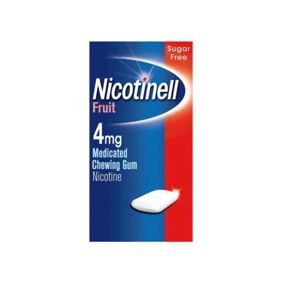 Nicotinell Fruit 4mg Gum - O'Sullivans Pharmacy - Medicines & Health - 5012131571705