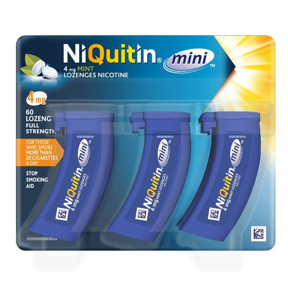 Niquitin Mini 4mg Lozenges - O'Sullivans Pharmacy - Medicines & Health -